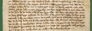 Urkunde von 1317 (Stadtarchiv Jena)