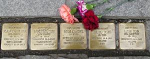 Stolpersteine in der Saalstraße